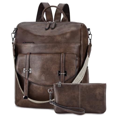 Sac a dos femme cuir PU elegant et convertible du bureau au cafe en ville