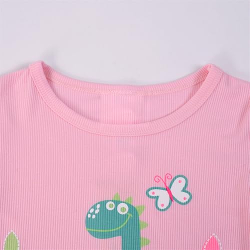 LitBud Toddler Girls Pajamas Unicorn,Sleepwears 2pc Pjs Sets for Kids 2-10 Years2