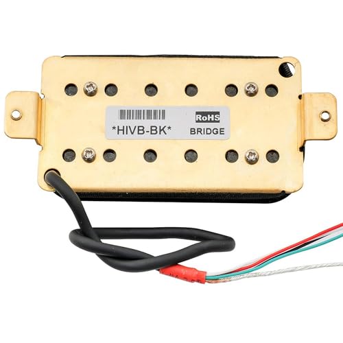 Artec HIVB Invader Ceramic Humbucker Pickup Bridge Pickup 16.8K for Electric Guitar, Black
