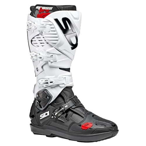 Image of SiDI | Offroad Motorcycle Boots, Professional Motocross Boots for Men CROSSFIRE 3 SRS, Adjustable and Replaceable Buckles, Flex System, Hyper Extension Block