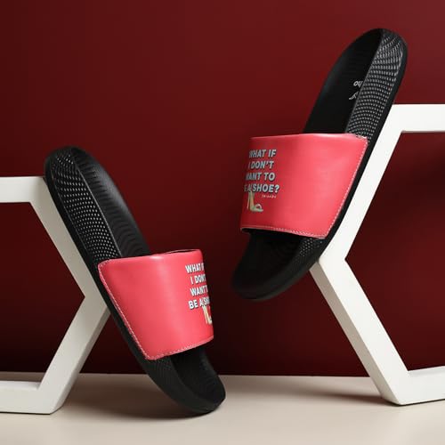 Image of YOHO Sliders for Women | Comfortable and Lightweight Slides | WB Cartoon & Comic Characters: Tom & Jerry, Big Bang Theory, Friends, Games of thrones and Wonder Woman Footwear for Girls