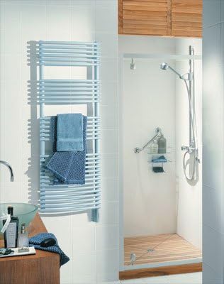 Runtal STR-3420-R001 Solea Hydronic Towel Radiator 34-in H x 20-in W Almond