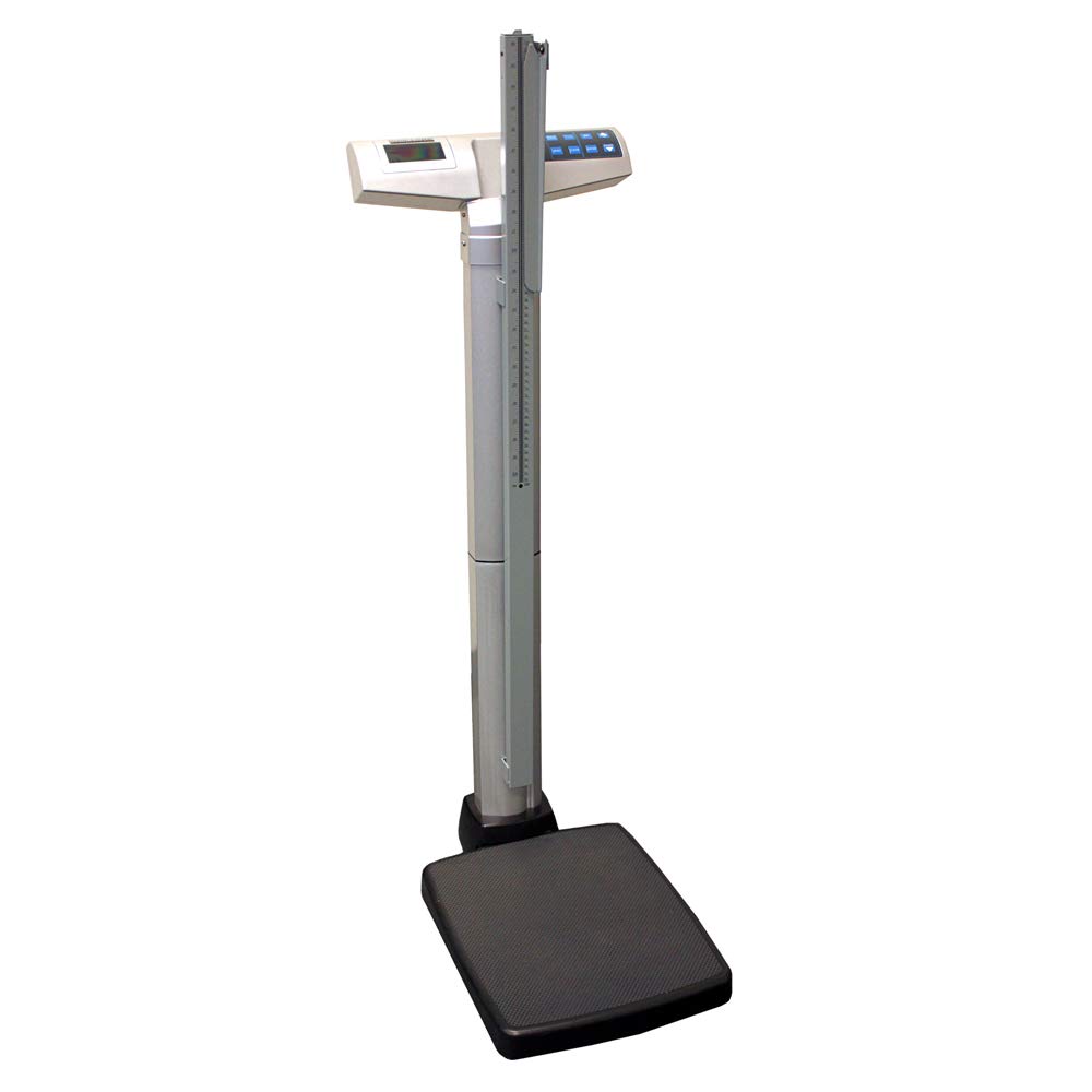 Health O Meter HealthOMeter-499KGHR Waist High Digital Scale with Height Rod - KG Only