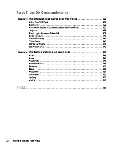 Wordpress pour les Nuls : Livre d'informatique, Comprendre et découvrir l'outil Wordpress, Apprendre à créer un blog et un site internet, de l'installation aux extensions