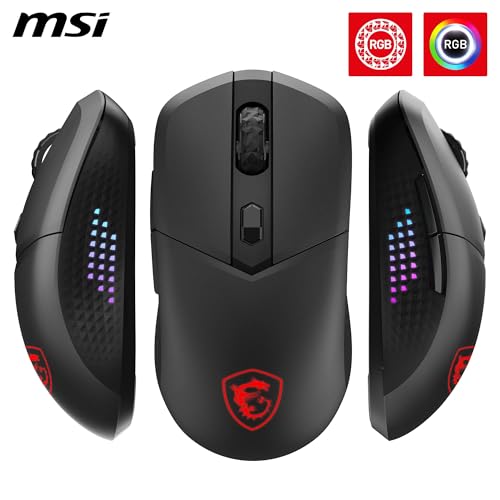 Ratón Gaming de 26000 DPI MSI Versa 300 Elite inalámbrico con 6 botones configurables 3