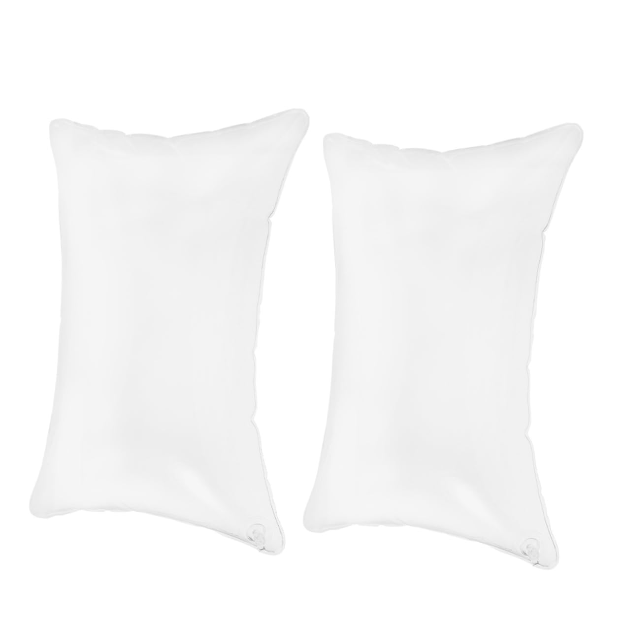 Amosfun 8pièces Oreillers De Voyage Gonflables PVC Transparent Coussin Ergonomique pour Camping Et Détente