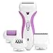 Produktbild YOHOOLYO 4-in-1 Elektrischer Epilierer Haarentferner Elektrorasierer Schneider LED Anzeige für Beine Füße und Hautpflege Lila