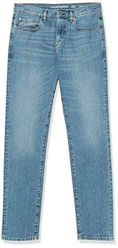 Amazon Essentials Herren Athletic-Fit-Stretchjeans - Auslauffarben, Helle Waschung, 34W / 32L