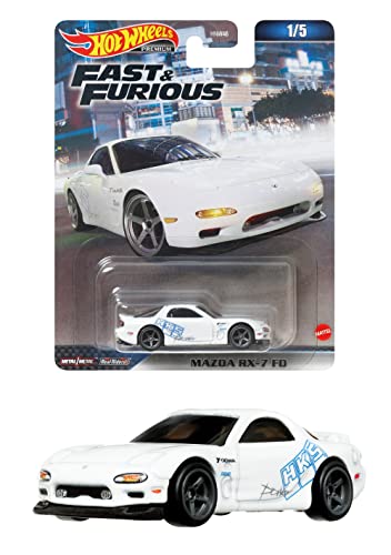Hot Wheels Fast and Furious Die Cast Car Model RX-7 FD Scale 1:64 6cm HKD22
