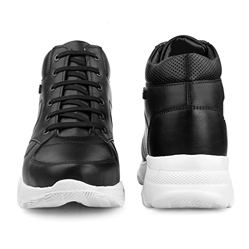 Image of YUVRATO BAXI 3 Inch Hidden Height Increasing Casual Outdoor Sneakers Boots.Height Elevator Boots