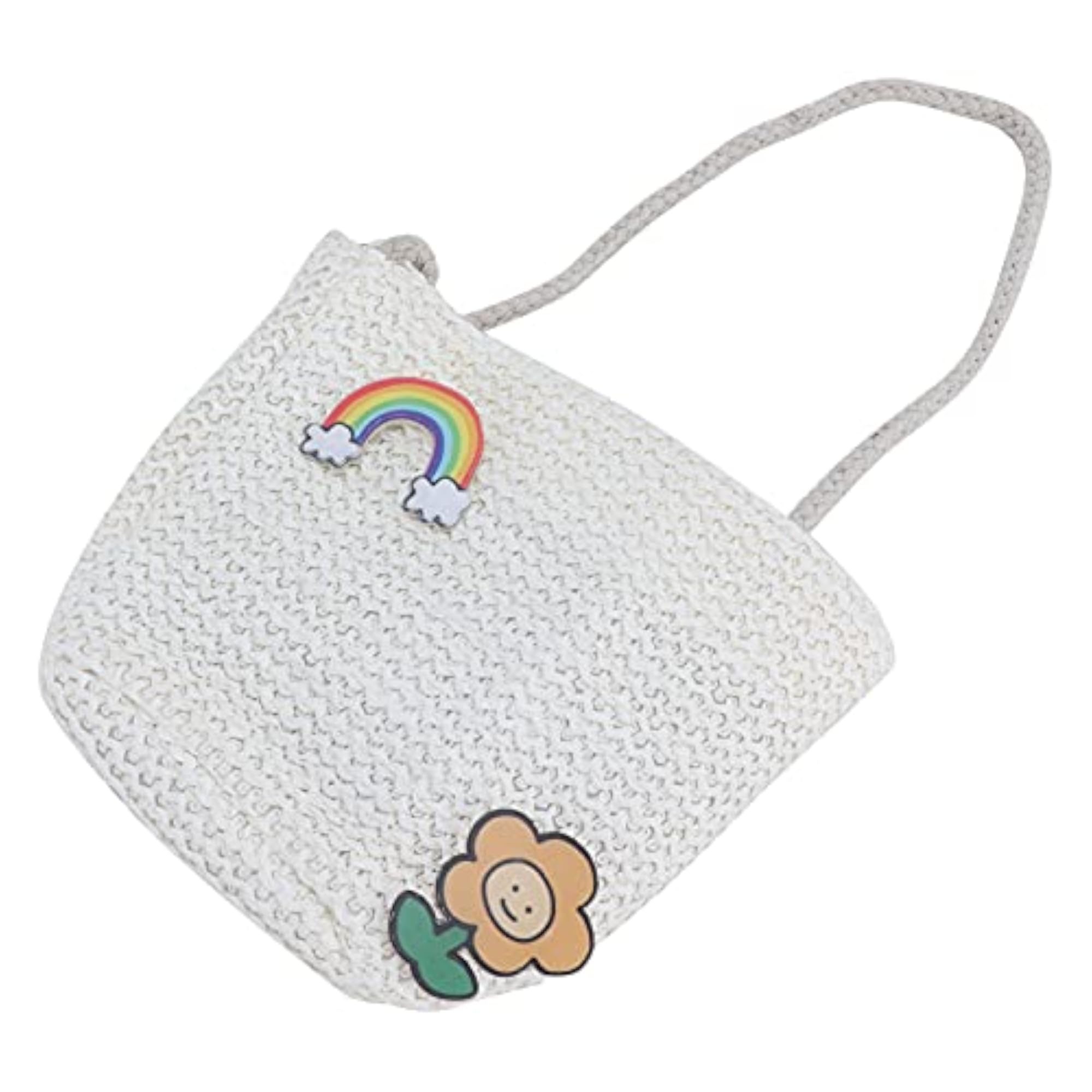 Handwoven Crochet Straw Women's Handmade Messenger Bag