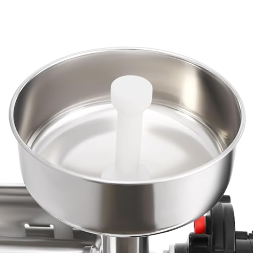 Fresatrice per pomodoro, Macchina per salsa di pomodoro commerciale 450W, Imbuto diametro 8,4 pollici, Barile staccabile, Testa sollevabile per pomodoro, fragola, salsa di mirtilli