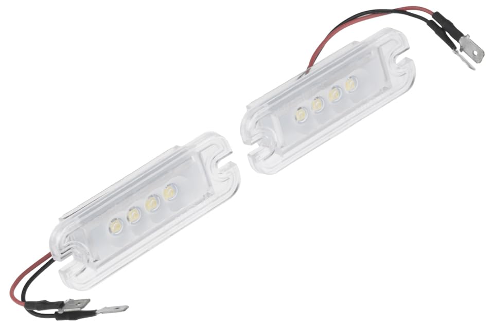 Luces LED para matrícula de Mercedes M 163 01- VIDARR con acabado premium ELP-ME-010