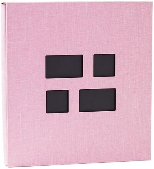 Travel Growth Commemorative Book ﻿ Linen Album Window Self Adhesive Thin DIY Album Large Capacity Applicable to photos, receipts, star cards, etc(black-JoJo's Bizarre Adventure1)