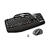 Produktbild Logitech MK710 Kabelloses Tastatur-Maus-Set, 2.4 GHz Verbindung via Unifying USB-Empfänger, 3-Jahre Batterielaufzeit, LCD-Batterieanzeige, Handballenauflage, PC/Laptop, Türkisches Layout - schwarz