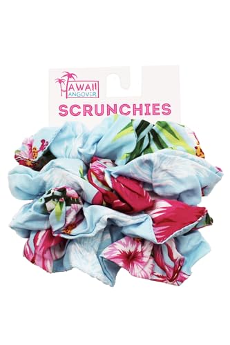 Image of Hawaii Hangover Family Matching Clothes, Pink Hibiscus Vine Turquoise | Family matching Hawaiian outfits, Pink Hibiscus Vine Turquoise, lightweight rayon, machine washable, tropical floral print