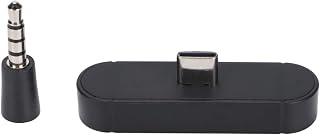 Transmissor adaptador de áudio Bluetooth 5.0, transmissor BT tipo C sem fio BT 3,5 mm transmissor de áudio, Plug and Play, para PC, PS4, PS5, para Switch