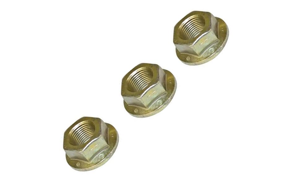 for #3 PK. for Cub Cadet 3/4" Fine Thread Flanged NUT 712-3078 Heavy Duty, 712-3078, 712 3078 nut, 3/4-16 flanged nut