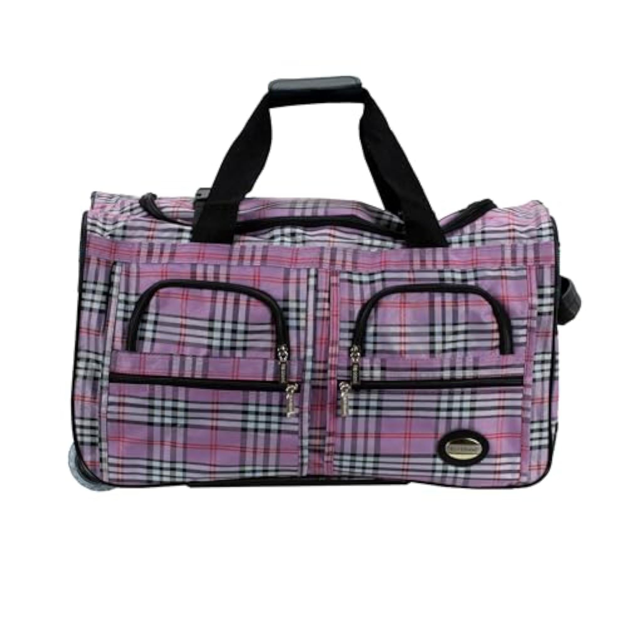 Rolling Duffel Bag, Black, 22"