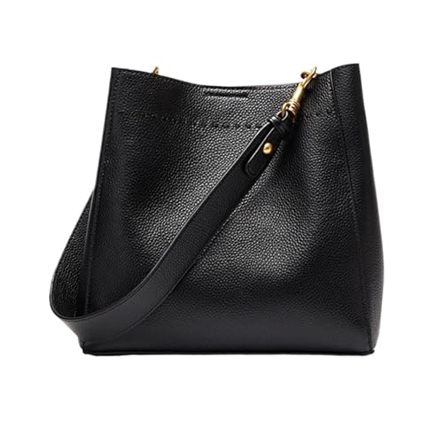 Sac seau en cuir pour femme grand fourre-tout porté épaule décontracté