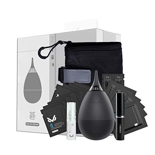 Kit nettoyage lentilles VSGO VS-A2E en métal brossé avec filtre et sac