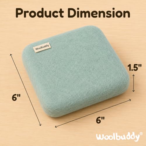 Image of Woolbuddy Needle Felting 100% Woolen Mat (Light green)
