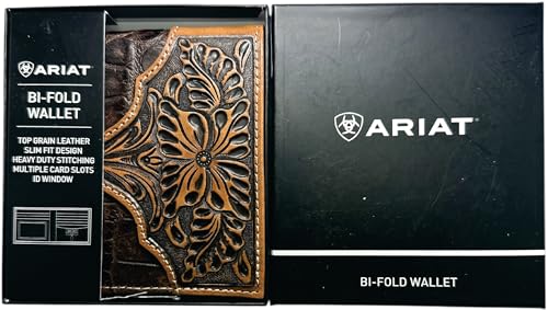 Custom 12 Gauge Shotgun ARIAT Tooled Gator Bifold Wallet4