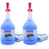 Blum - 2X 500ml Bildschirmreiniger Displayreiniger + 2X Mikrofasertuch 30x30 cm