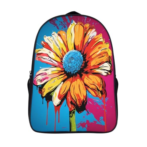 Sac à dos pour enfants imprimé fleurs 3D pour une rentrée scolaire joyeuse