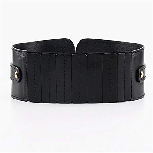 Wide Elastic Belts Women Leather Belt Coat Wide Belt Ladies Fashion Simple and Versatile Accessories with Wide for Dress2