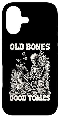 Old Bones Good Tomes Book Lover Bookworm �X�P���g���u�b�N �X�}�z�P�[�X iPhone 17 �p