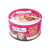 Fussie Cat Premium Canned Wet Cat Food in Goat Milk Gravy - 2.47 oz Cans - Case of 24 Cans (Tuna & Oceanfish)