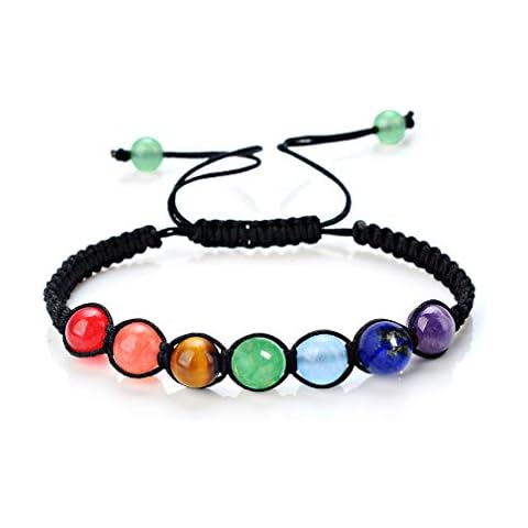 YAZILIND Pulsera 7 Chakras Yoga Cover