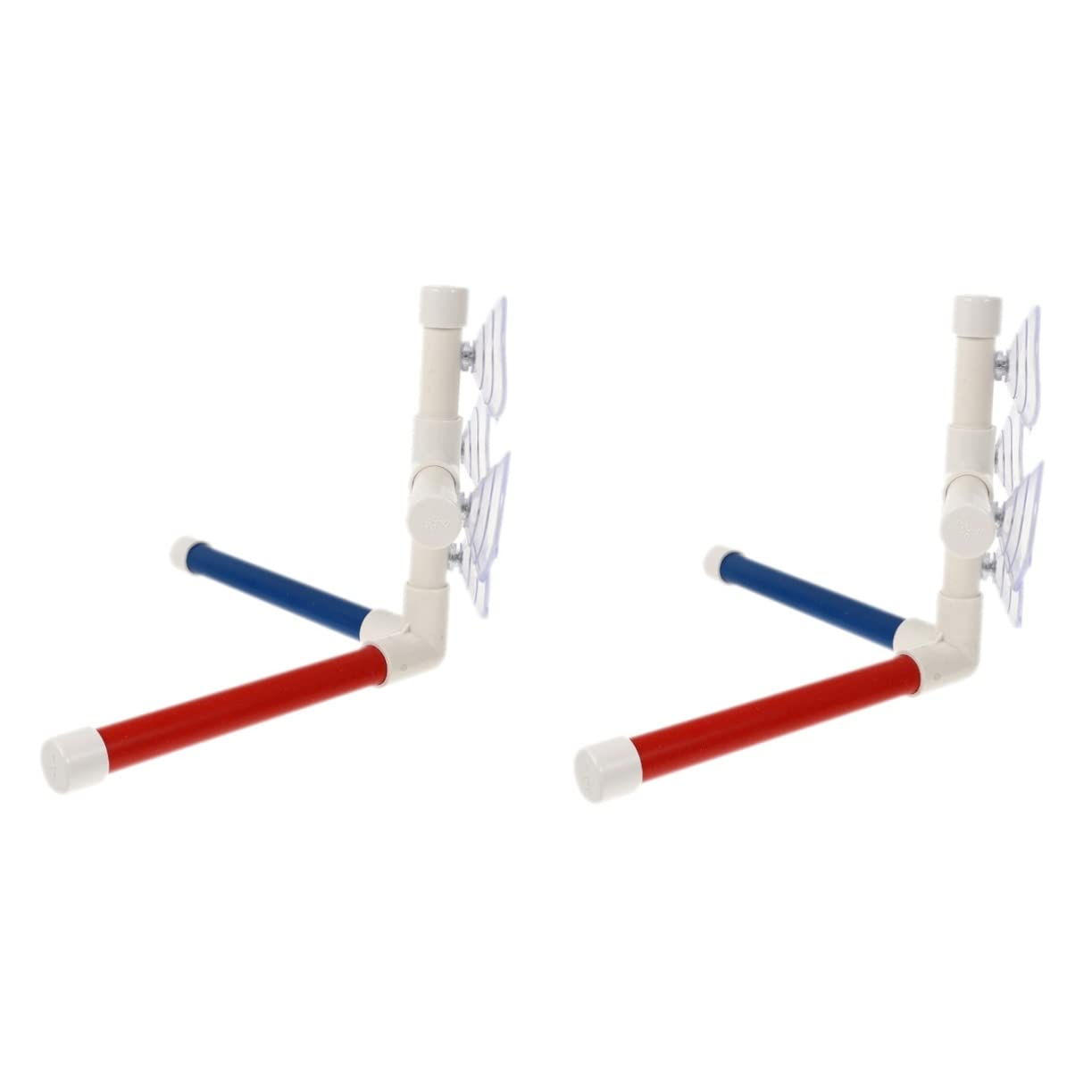 POPETPOP 2sets Supporto Per Uccelli Con Ventose Gioco Per Pappagalli e Parrocchetti Trespolo Per Bagno Attività Interattiva e Pratica Adatto Uccelli Di Piccole Resistente e Sicuro