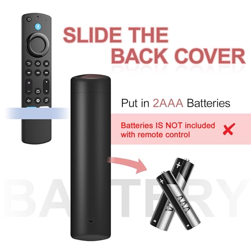 Image of Replacement Remote for All FireSeries,Remote for TV Stick (HD, 4K, 4K Max, Lite),TV Cube,Remote for Insignia,Omni,QLED Series Fire Smart TVs with Voice