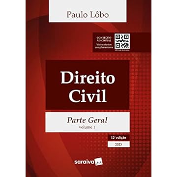 Capa do livro Direito Civil: Parte Geral: Vol. 1 - 12ª edição 2023: Volume 1