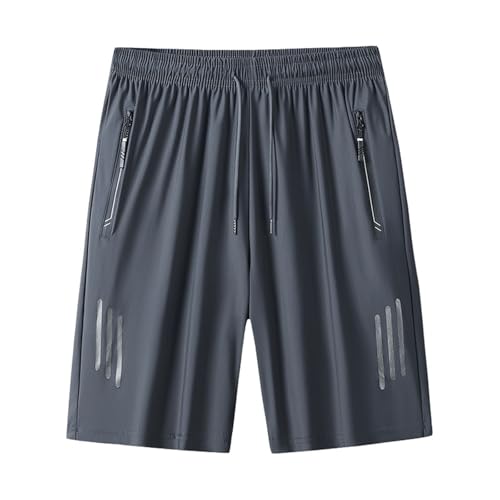 Pantalones Hombre Verano, Bermudas Hombre Verano Pantalones Cortos Deportivos Urbanos Hip Hop Skate Rayas Laterales Pierna Ancha