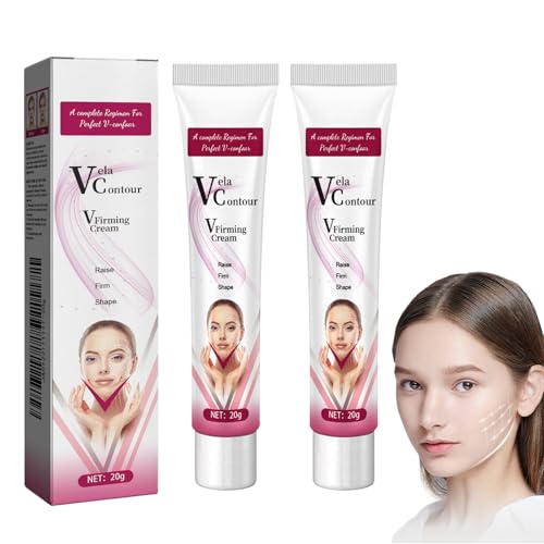 Crema Rassodante Viso - Idratante Leggero a Tripla Azione per Pelle Cadente, Riduce Linee Sottili & Rughe, Restituisce Fermezza - Effetto Liftante - 2 Pezzi Firming Cream