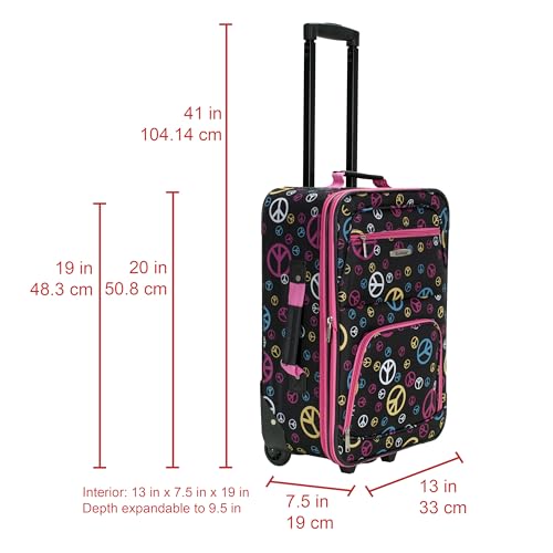 Rockland Peace 3-Piece Luggage Set product image