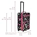 Rockland Fashion Softside Upright Luggage Set,Expandable, Wheel, Telescopic Handle, Peace, 2-Piece (14/19)