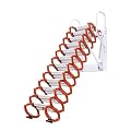 Ladder Loft Wall Hanging Magnesium Alloy Folding Ladder Non-Slip Carbon Steel Load 1100lb Pull Down Attic Telescopic Ladder