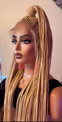 Perruque Full Lace Tressée pour un Look Sophistiqué sans Salon de Coiffure