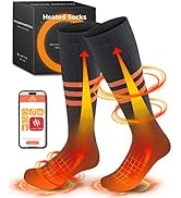 Heated Socks for Men and Women, Foot Warmers for Hunting, Camping, Skiing, Fishing, Outdoor & Ind...