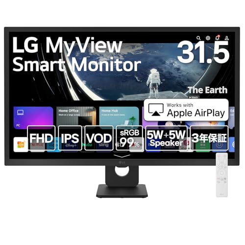 ディスプレイ・モニター本体 LG My View Smart Monitor 32SR50F-W 32