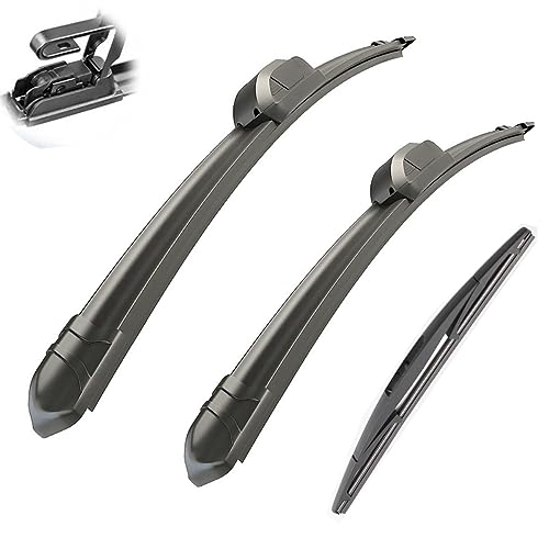 Essuie-glace de voiture compatible MG 3 2010-2018 balais avant arrière 22"17"14"