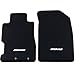 Floor Mat Compatible with 2001-2005 Honda Civic (Excludes Si), EM2 Logo Factory Fitment Front & Rear Nylon Car Floor Carpets Carpet Liner by IKON MOTORSPORTS, 2002 2003 2004