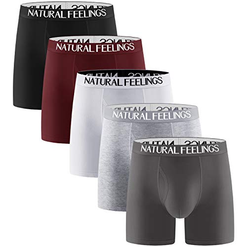 Natural Feelings Boxers Homme Calecon Homme Coton Mouche Ouverte sous Vêtements Homme Lot Cover