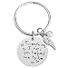 Mom Gifts for Mother's Day - Everything I Am You Helped Me to Be Keychain Christmas Gifts Birthday Gifts for Mom Mum (A)
