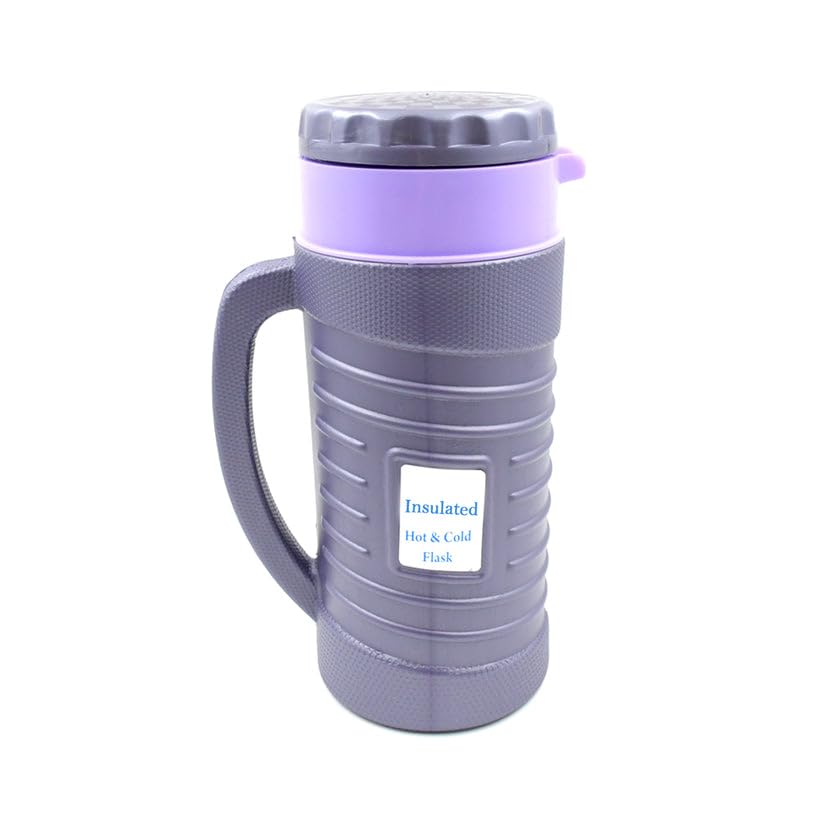 Image of Stainless Steel Thermos Flask (Multiple Sizes) | Insulated Travel Mug for Coffee, Tea & Hot /Cold Beverages | Leak-Resistant Thermal Bottle for Office, Travel & Outdoor Use (1 Piece)
