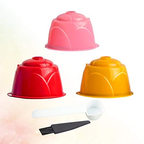 Hemoton Cápsula de Café Recarregável Filtro de Café Reutilizável Compatível Com Café Dolce Gusto Bre